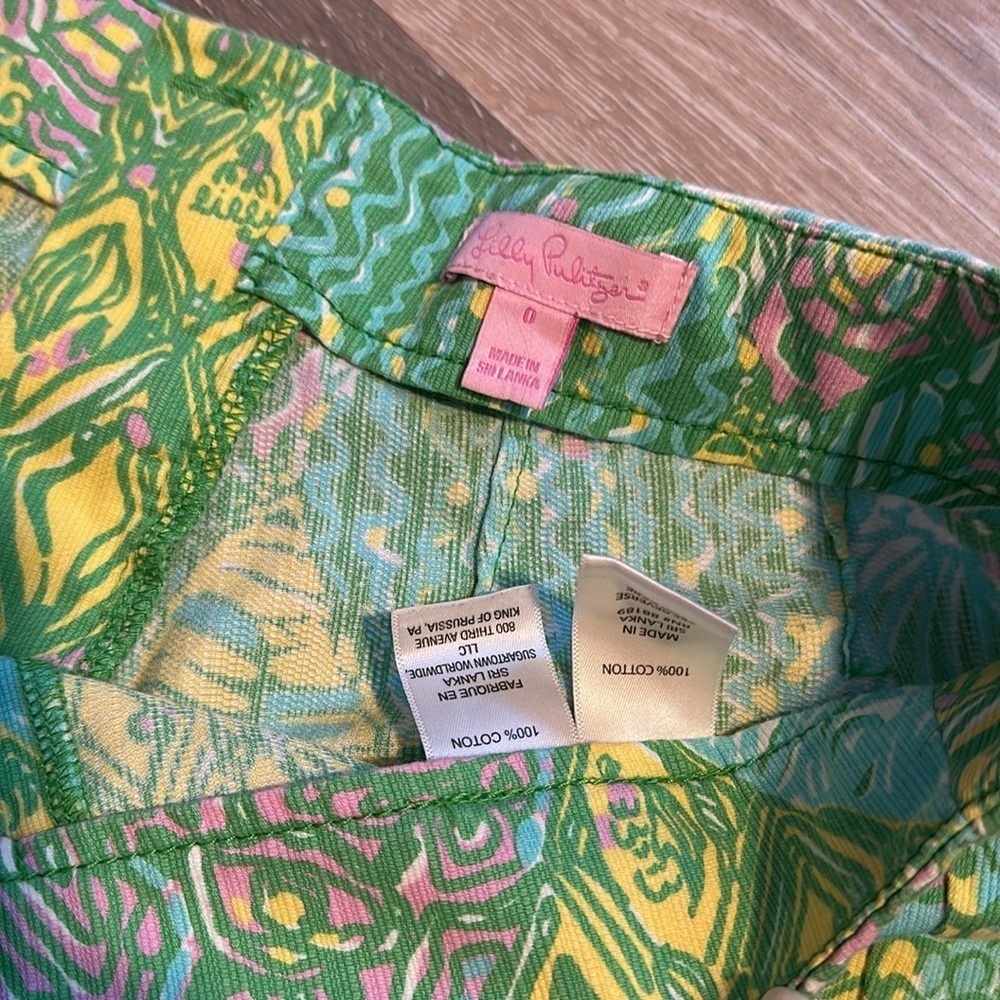 Lily Pulitzer sz 0 Deenie Sun Dance shorts EUC - Picture 4 of 4
